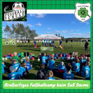 🍀Fußballcamp beim SuS Darme wird zu einem Riesenerfolg