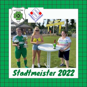 🍀⚽️ Damen der SG Darme-Schepsdorf sind Stadtmeister 2022