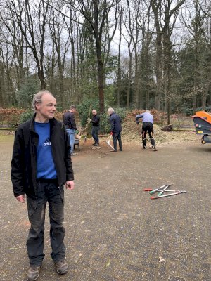 Frühjahrsputz auf der Tennisanlage
