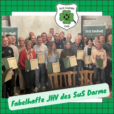 🍀 Jahreshauptversammlung des SuS Darme